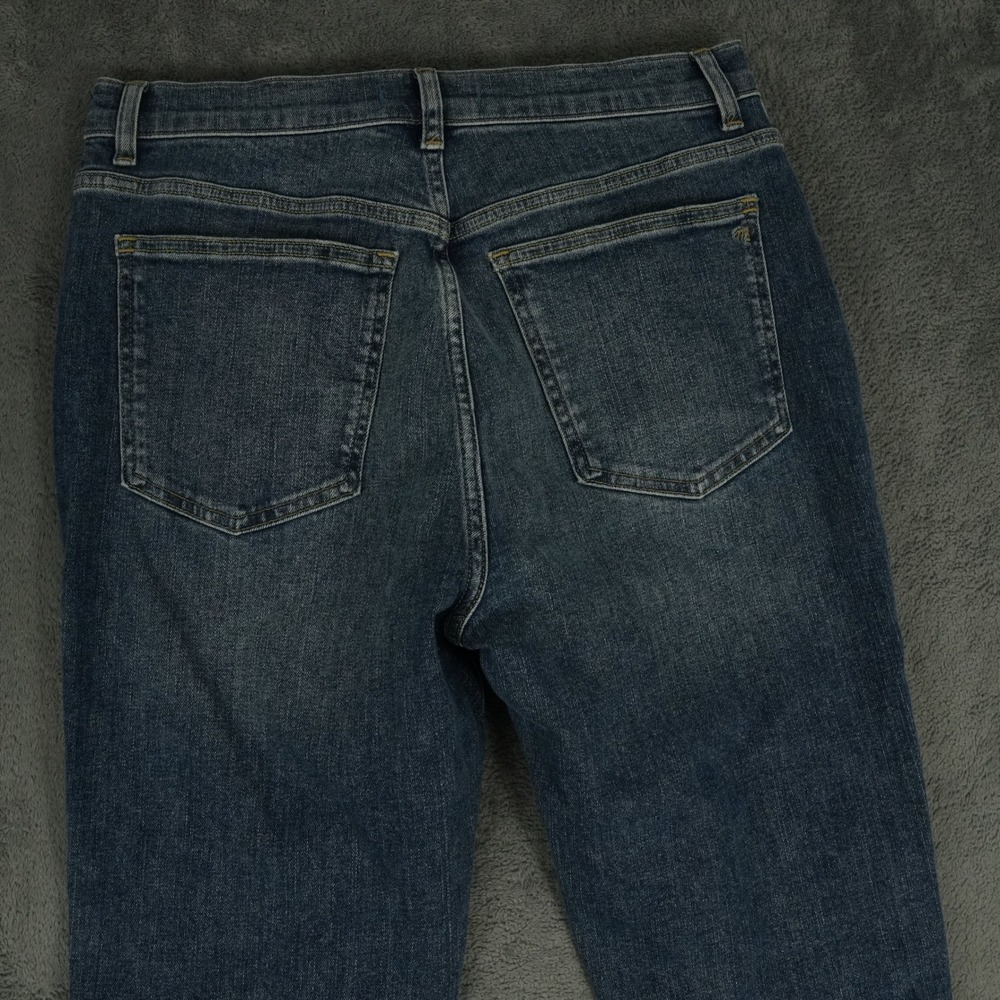 Madewell The Pencil Jean Womens 29(31x29.5) Blue High Rise Slim Straight - Picture 4 of 16